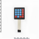 Picture of Sealed Membrane 4x4 button / key pad with sticker 