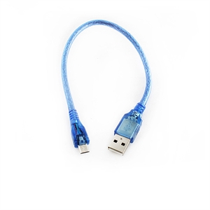 Picture of USB Cable - A-To-MicroB (30cm - Blue)