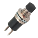Picture of PUSH BUTTON SWITCH N.O. SPST 1A BLACK SOLDER M7
