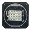 Picture of LED FIXTURE BK W/CLR LENS 150x150x15mm