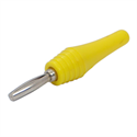Picture of PLUG BANANA 4mm YEL RND RUBBER