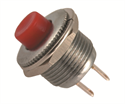 Picture of PUSH BUTTON SWITCH N.O. SPST RED SOLDER M12 D=14