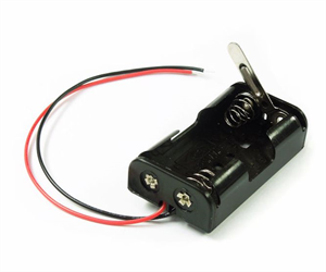 Picture of BATTERY HOLDER 2xAA LEAD + LEVER SWITCH