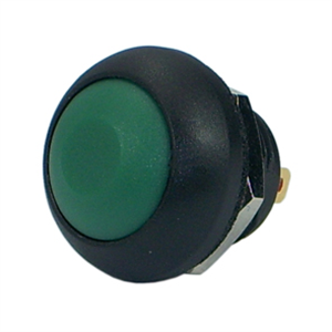 Picture of PUSH BUTTON SWITCH N.O. SPST GREEN M12 D=17.5 IP67