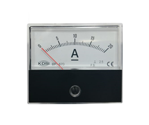 Picture of PANEL AMMETER 20A DC 70x60x35mm