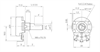 Picture of POTENTIOMETER S/T LIN P/M 24MM 500E