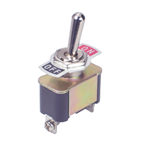 Picture of TOGGLE SWITCH MEDIUM SPST SCR ON-OFF LEGEND