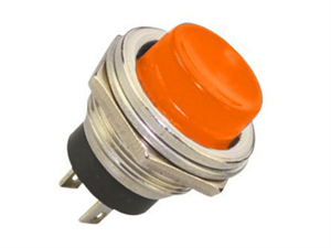 Picture of PUSH BUTTON SWITCH N.C. SPST 3A RED M16 D=19mm