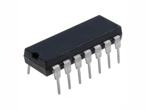 Picture of IC DIP QUAD 2-IN AND GATES