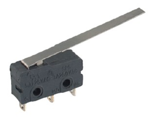 Picture of MINI MICRO LIMIT SWITCH SPDT LEVER=40mm TAG