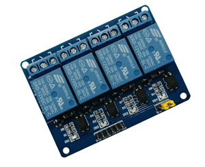 Picture of 4-CH RELAY 12V COIL, MODULE BOARD