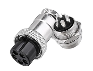 Picture of 5-WAY 16mm MIC PLUG AND SOCKET CONNECTOR - SET