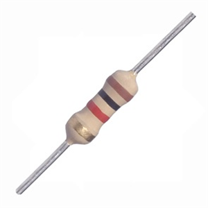 Picture of RESISTOR 1/4W RND C/F 5% 22E