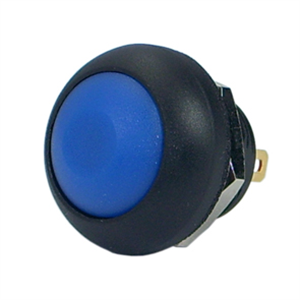 Picture of PUSH BUTTON SWITCH N.O. SPST BLUE M12 D=17.5 IP67