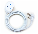 Picture of MAINS EXTENSION LEAD / CORD WHITE 16A 20M