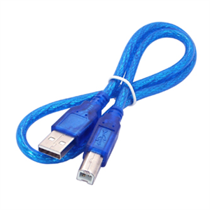 Picture of USB LEAD A-PLUG TO B-PLUG 330mm BLUE