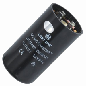 Picture of MOTOR STARTING CAPACITOR 36uF-43uF 330VAC 4TE