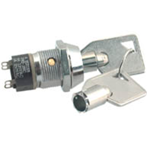 Picture of KEY SWITCH LARGR ROUND KEY 4-TERMINALS