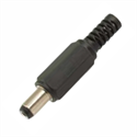 Picture of 2.1x9mm DC IN-LINE SOCKET BLACK PLASTIC