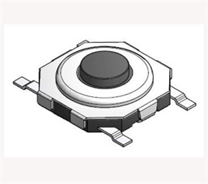 Picture of SMD TACTILE SWITCH 5.1x5.1mm H=1.6mm YL