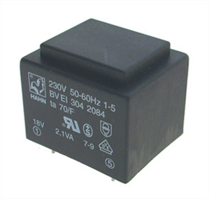 Picture of TRANSFORMER P=230V S=15V 0.133A PCB