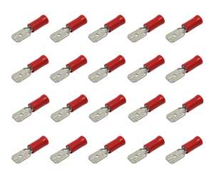 Picture of TERMINAL PRE-INS RD 6.3mm MALE - MPQ=100