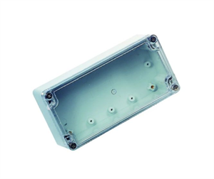Picture of IP65 ABS ENCLOSURE CLEAR LID 160x80x55mm