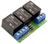 Picture of 3-CH RELAY 12V COIL, BOARD ALARM 3CH NEG TRIG