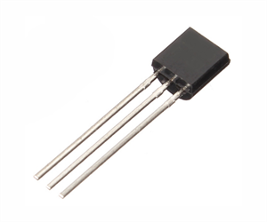 Hobbytronics. TRANSISTOR NPN TO92 CBE 50V 0A1