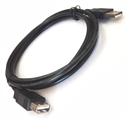 Picture of EXTENSION LEAD USB A PLUG TO A SOCK 1.8M BLACK