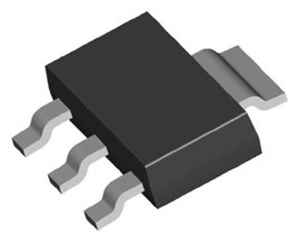 Picture of TRIAC SMD SOT-223 10mA=Igt 600V 0.8A