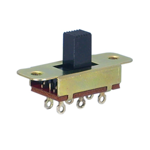 Picture of SLIDE SWITCH DPDT ON-OFF-ON SOLDER TAGS