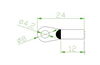 Picture of THERMISTOR NTC 4K7 RING LUG MOUNTED