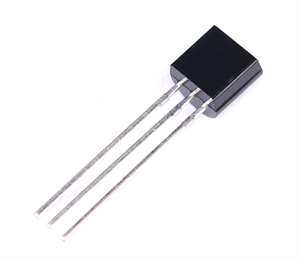 Picture of PNP TRANSISTOR TO92 EBC 45V 100mA