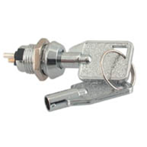 Picture of MINI BARREL KEY LOCK SWITCH 2 PIN KEY=102