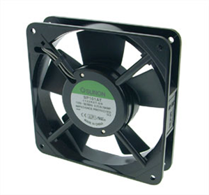 Picture of 115V AXIAL FAN 120sqx25mm SLV 77CFM TERM