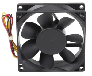 Picture of 12VDC AXIAL FAN 80sqx25mm BAL 60CFM 4-WIRE