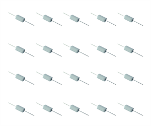 Picture of RESISTOR 5W SQR W/W 0E1 - 500/BAG