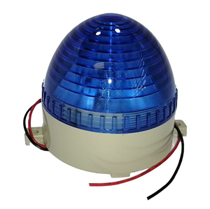 Picture of STROBE / BEACON LED LIGHT 24VDC 2W D=70mm BLUE SC