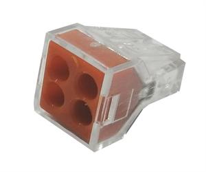 Picture of QUICK WIRE CONNECTOR 4WAY 2-ROW 24A 240VAC