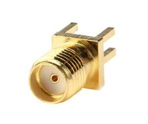 Picture of SMA-SOCKET PCB STR 4-PIN, GOLD