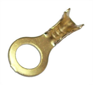 Picture of TERMINAL UN-INS RING LUG BRASS 6mm - MPQ=10