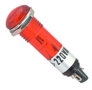 Picture of LAMP NEON RED 220VAC P=10mm
