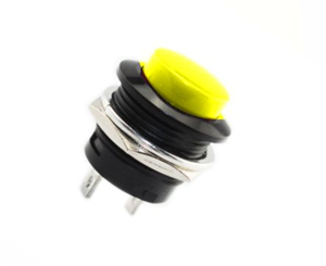 Picture of PUSH BUTTON YELLOW N.O. 19mm 3-6A