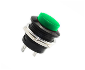 Picture of PUSH BUTTON GREEN N.O. 19mm 3-6A