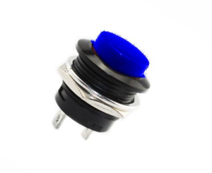 Picture of PUSH BUTTON BLUE N.O. 19mm 3-6A