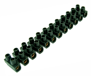 Picture of STRIP CONNECTOR 12W 30A FEED THROUGH BLACK