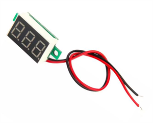 Picture of PANEL MOUNT 0.36' DC VOLTMETER 4.5-30VDC RED
