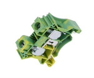 Picture of TERMINAL BLOCK DIN-RAIL M5 SCREW YELLOW GREEN