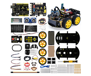 Picture of 4WD ROBOT CAR KIT FOR ARDUINO IDE WITH UN0 BOARD